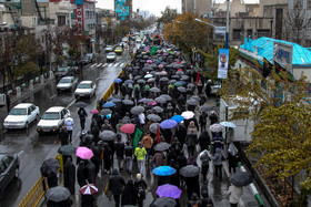 راهپیمایی بزرگ اربعین در تهران 